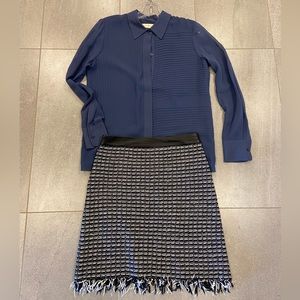 Tory Burch Skirt & Blouse Set